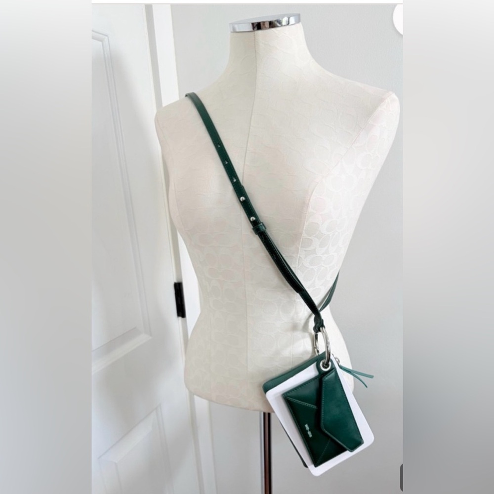 Green Crossbody Card Case Wallet - Unbranded